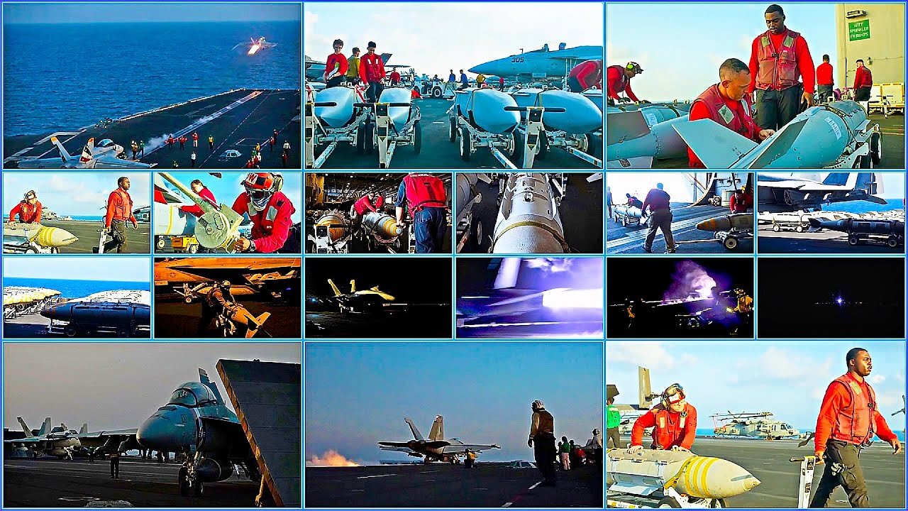 Iran on HIGH ALERT as USS Carl Vinson Battles Houthis 24/7!