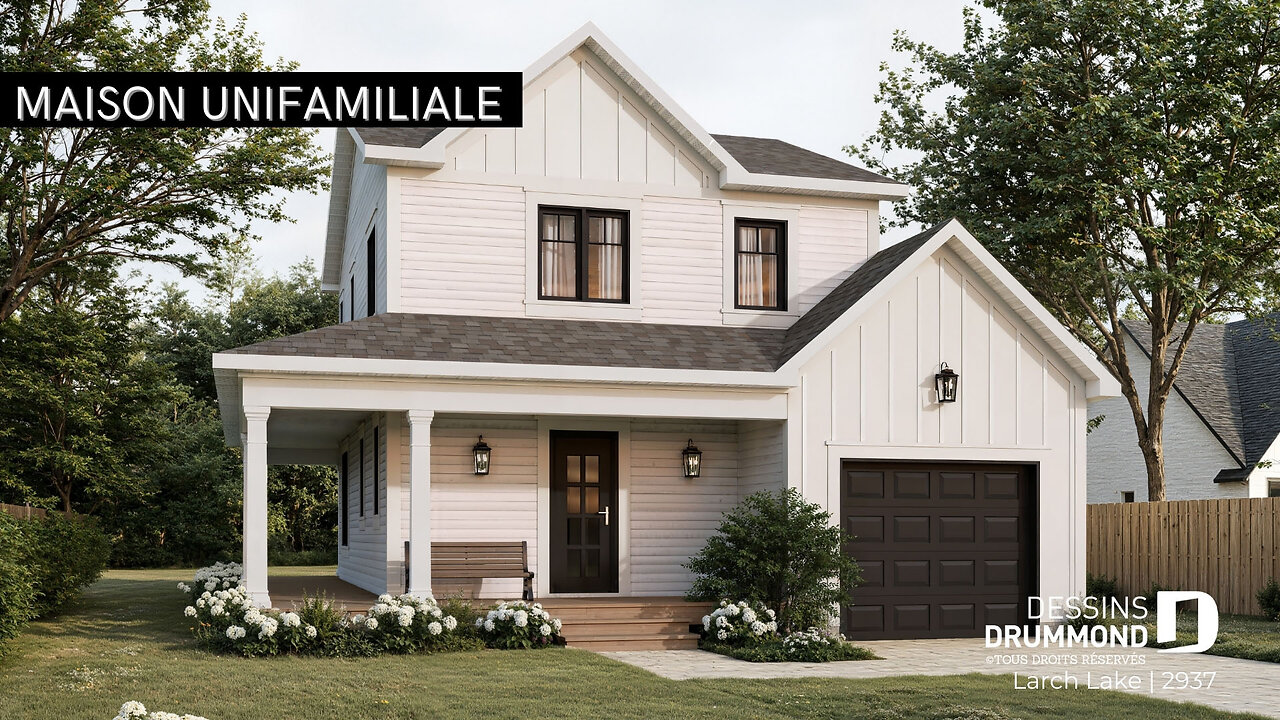 Plan maison Larch lake par Dessins Drummond