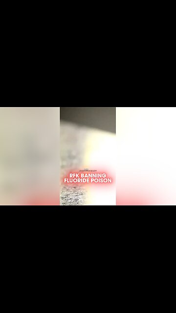 Alex Jones: Robert F Kennedy Jr is Banning Fluoride Pills - 7/29/25