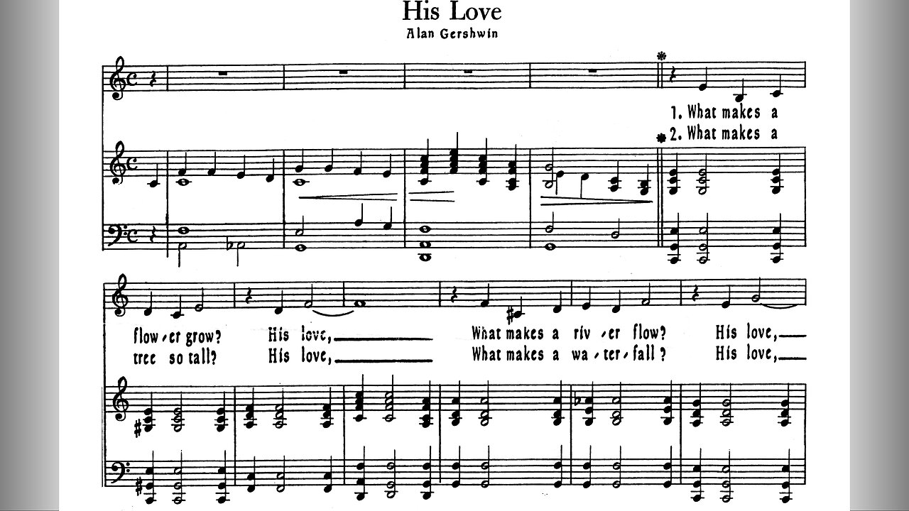 His Love - SSCC Choir