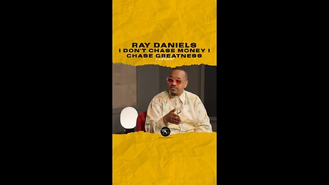 @raydaniels I don’t chase money I chase greatness