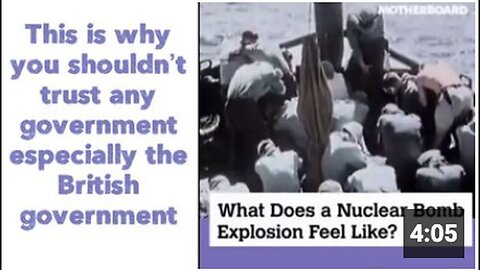 "Why Trusting Any Government, Especially the British Government, is inadvisable"