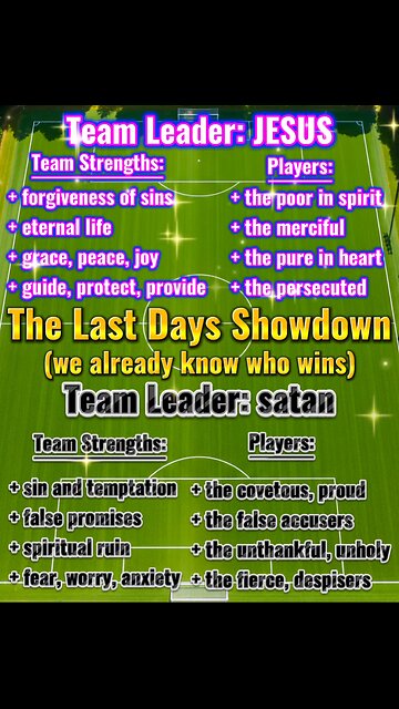 It's a Competition for your soul ✝️