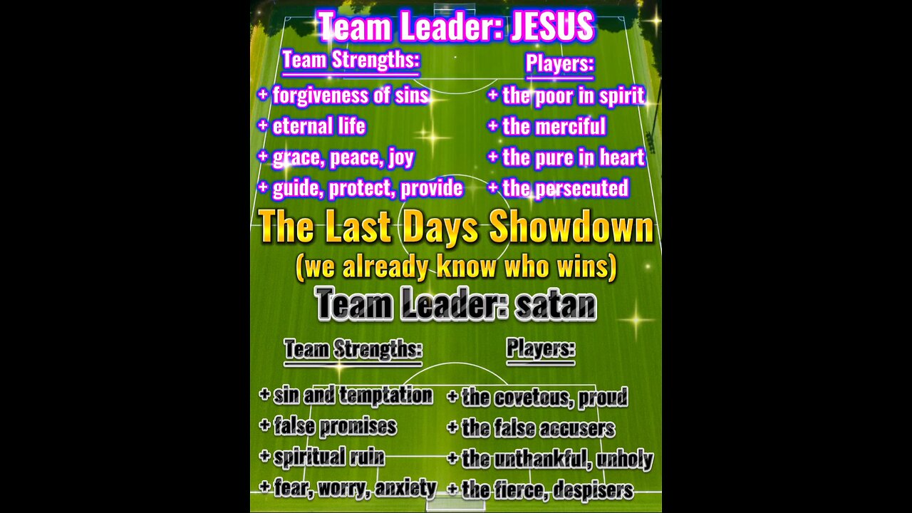 It's a Competition for your soul ✝️
