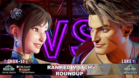 Kuya Kalbo SF6 Ranked Roundup. Chun Li Master Rank [Hori Fight Stick]