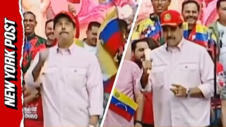 Maduro dances in the streets as tensions with the US escalate