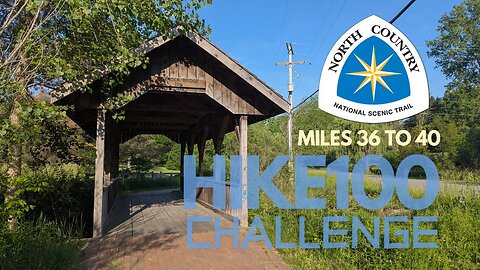 FLYING PIGS on the North Country Trail, HIKE 100 Miles 36-40 | Hike POV, ASMR