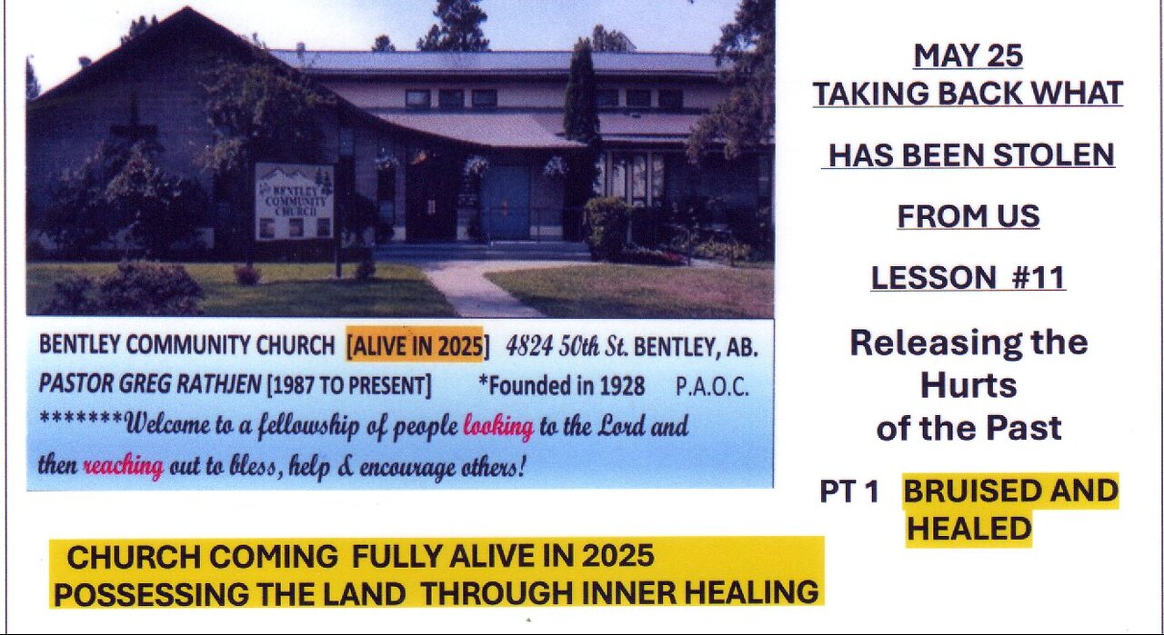 Number 11a Possess the LAnd Inner Healing