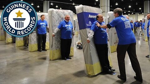 Largest Human Mattress Dominoes - Guinness World Records
