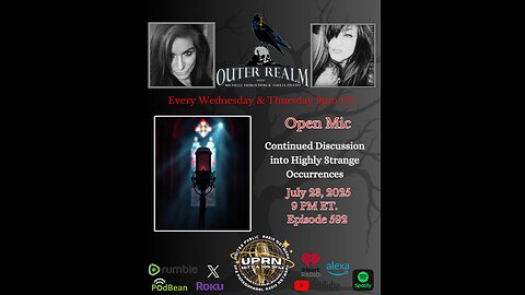 A Continued Discussion into The Mysterious and Obscure -Guest Host Wayne Mallows