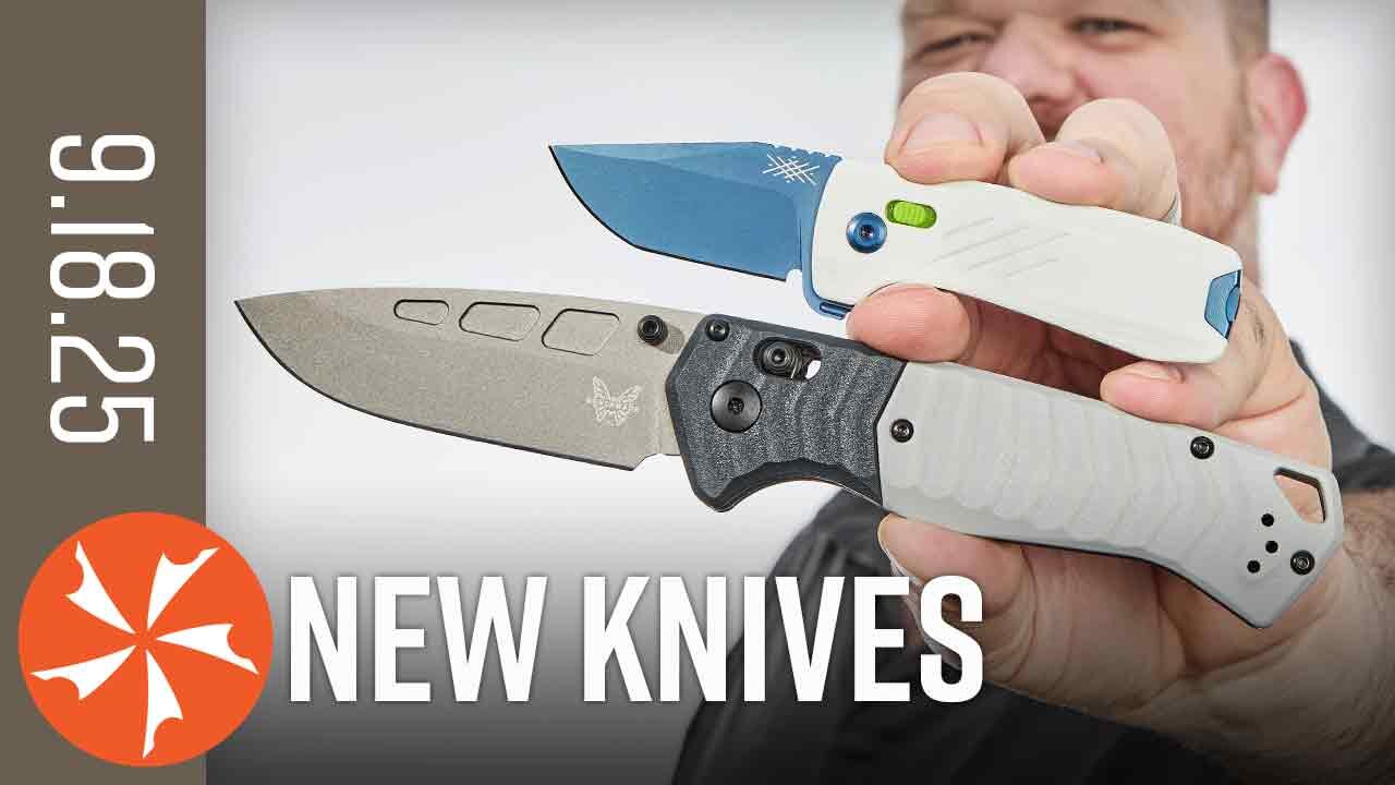Flashy vs Dull - New Knives September 18th, 2025 at KnifeCenter