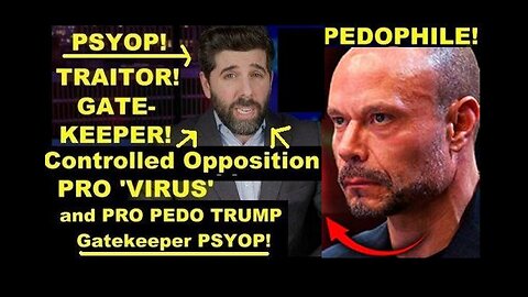 Pedophile Trumps Pedophile Psyop Friend Dan Bongino's Team Leak Epstein List! (HAHA!)