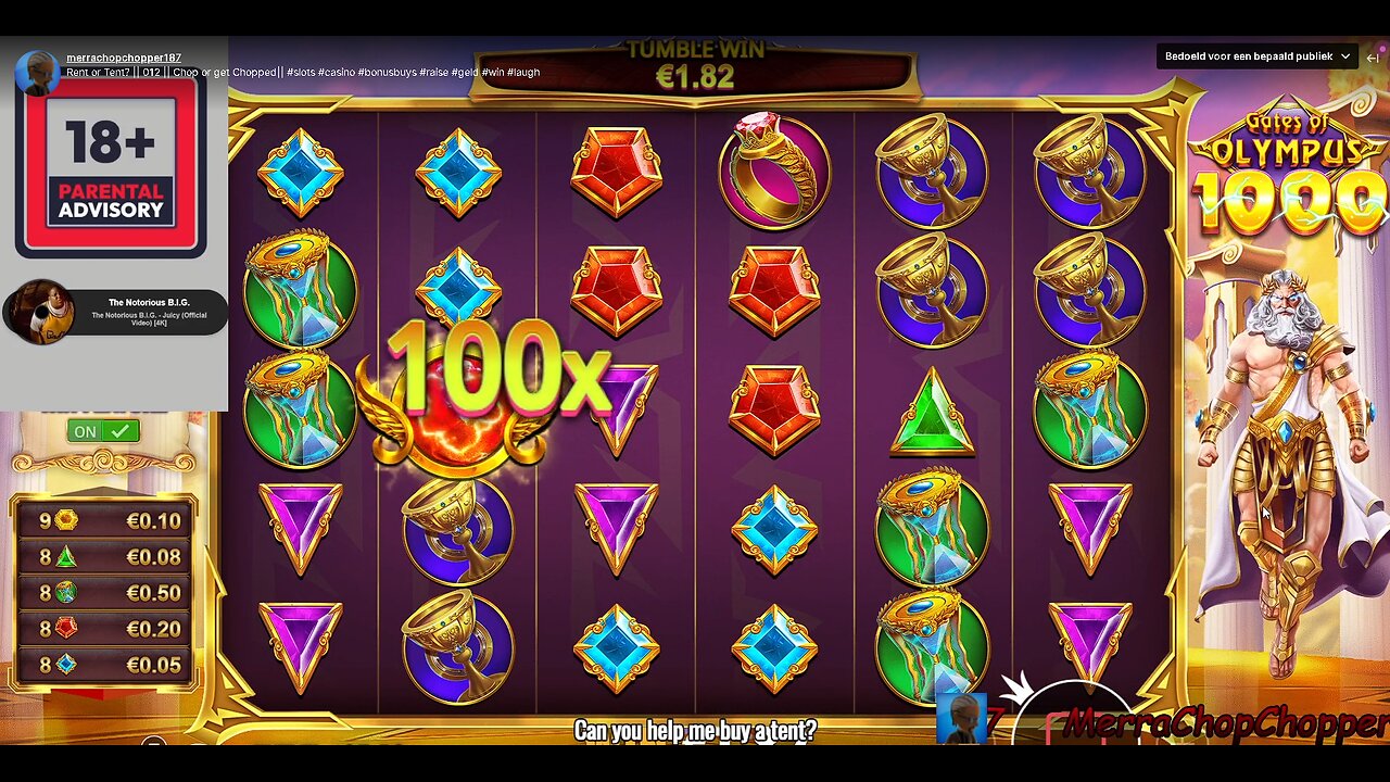 Watching MerraChopChopper187 gamba stream!