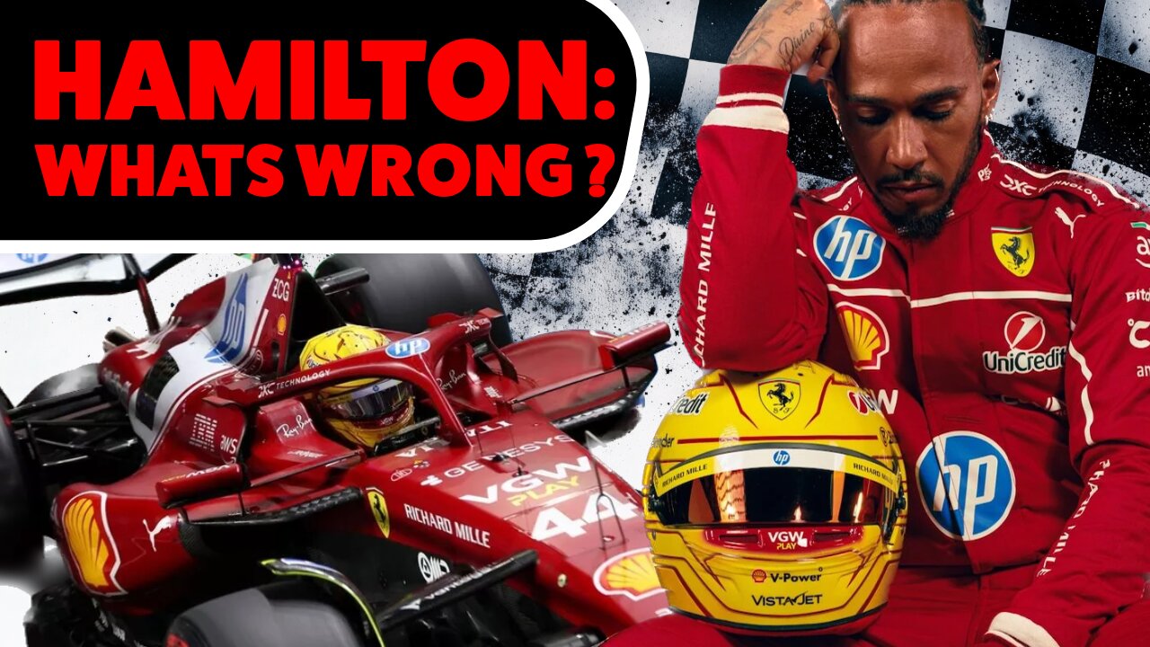 Whats gone with with HAMILTON at FERRARI ?