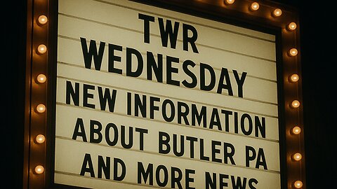 TWR Wednesday | Butler PA Update and more news!