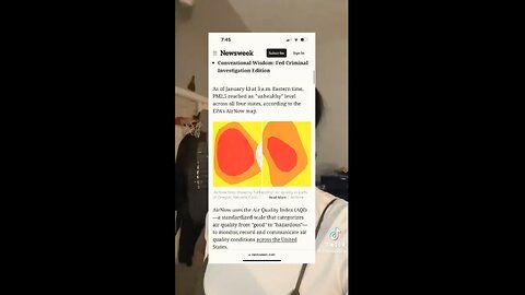 EPA Air Warning! Stay Inside! California Oregon Nevada Georgia? 1-17-2026