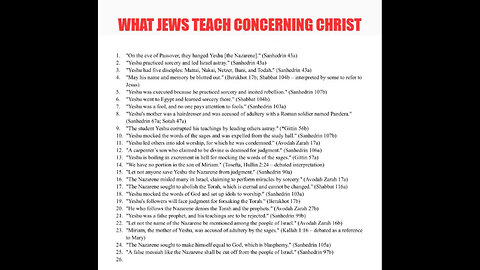 The Talmud says If Goyim (Non-Jews) knew what Jews teach about them they would kill Jews openly
