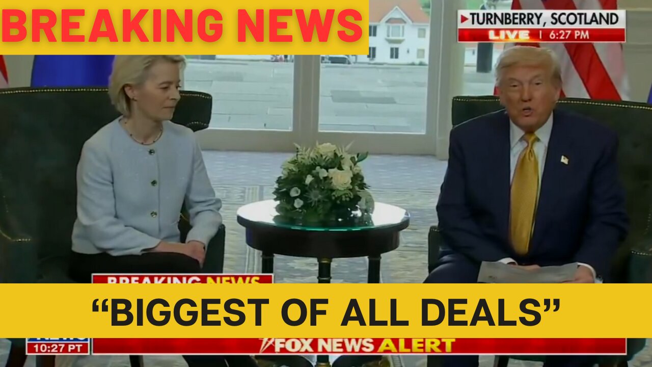 Trump Announces Massive Trade Deal With EU
