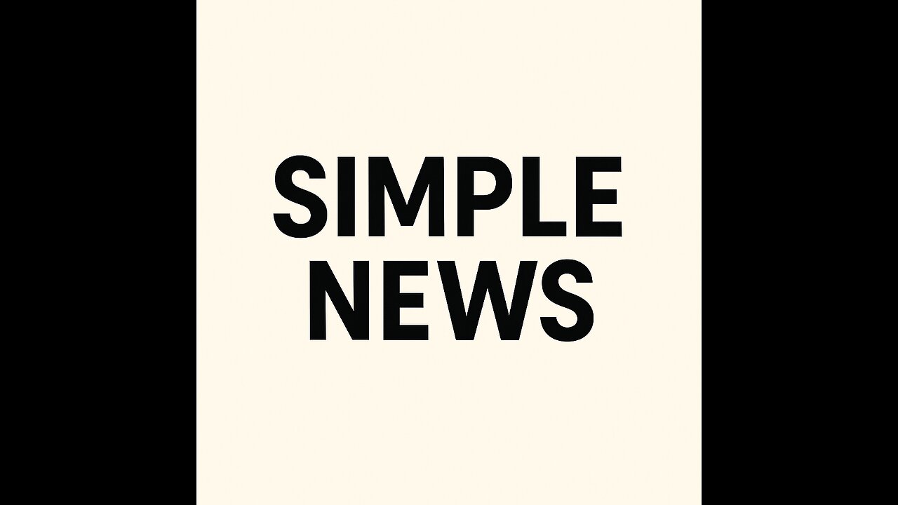 Welcome to Simple News — short and easy stories for you today!