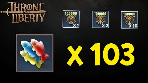 Opening 103 Lucky Tricolor Fish - Throne and Liberty