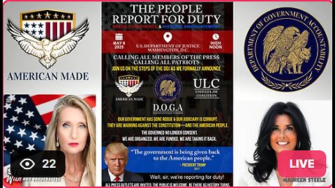 5.6.25 AMERICAN MADE ACTION THE PEOPLES PRESS CONFERENCE LIVE FROM THE DOJ - WASHINGTON DC