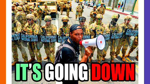 🚨BREAKING: MASSIVE Protest Parade Arrives At National Guard Post In Los Angeles 🟠⚪🟣