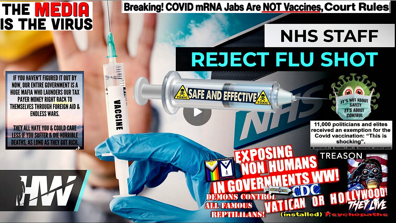 NHS STAFF REJECT FLU SHOT