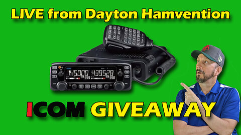 ICOM RADIO GIVEAWAY! Live from Dayton Hamvention!!