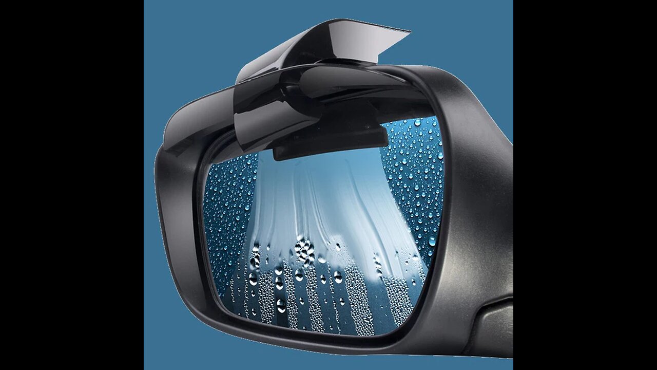 Car Side-view Mirror Rain Guard, for Most Car and SUV (2-Pack)