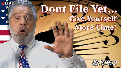 Worried about the April 15 Deadline? Easily get 6 more months to decide to file.