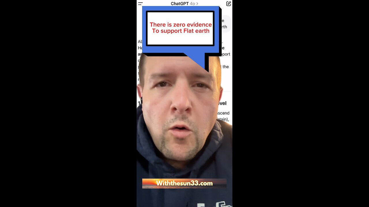 Zero evidence of flat earth