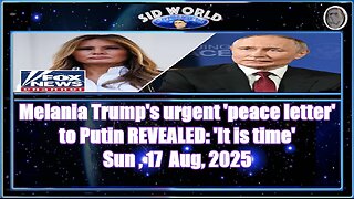Melania Trump's urgent 'peace letter' to Putin REVEALED 'It is time'