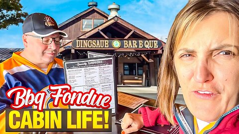 Cozy Cabins, Epic BBQ & Swiss Fondue in Vermont 🍁 | Kickoff to Our 3-Day Getaway!