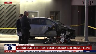 BREAKING: Car plows into crowd in East Hollywood, injuring 30
