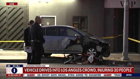 BREAKING: Car plows into crowd in East Hollywood, injuring 30