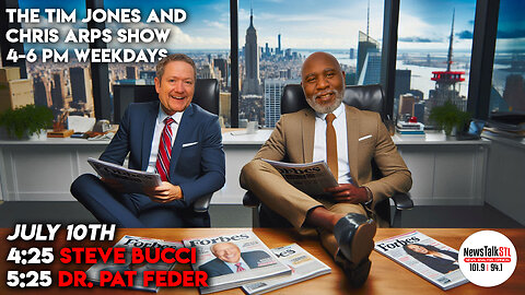 The Tim Jones and Chris Arps Show 07.10.2025 Steve Bucci | Dr. Pat Feder