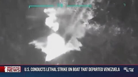 US Military Strikes Venezuelan Terror Group VAPORIZING A BOAT TO DUST WITH A KINETIC LASER! LOOK!👀