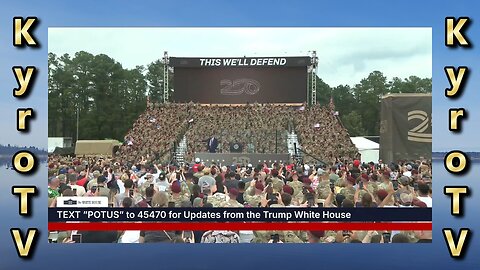 President Trump Delivers Remarks at Fort Bragg (Swedish subtitles)