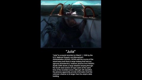 The Julia deep ocean sound mystery