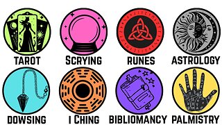 Ogni metodo di divinazione spiegato DOCUMENTARIO Esplora le 8 forme di divinazione più potenti utilizzate da mistici e ricercatori per secoli:tarocchi,divinazione,rune,astrologia,radiestesia con pendolo,I Ching,bibliomanzia e chiromanzia.