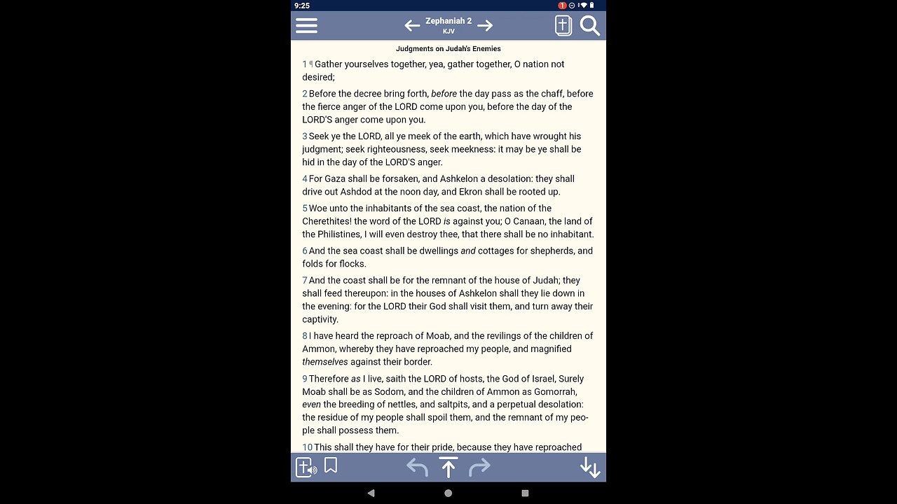 judgment upon Moab and Ammon and all the heathen including Esau.