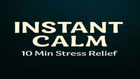 INSTANT Calm in 3 Minutes! 🌧️ 1-Hour Rain & Piano for Stress Relief (NO ADS)