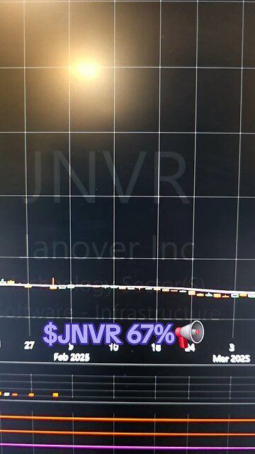 $JNVR 67%📢