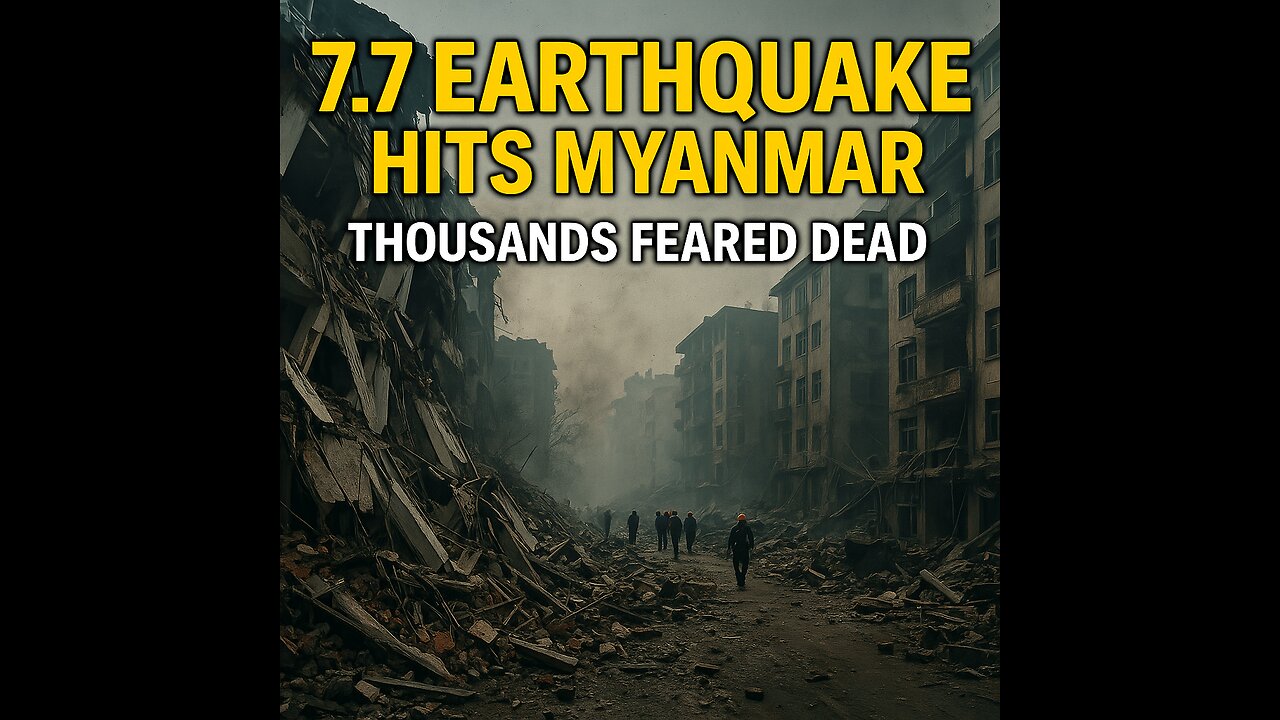 Massive 7.7 Magnitude Earthquake Hits Myanmar |# Thousands Feared Dead#