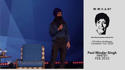 Christine Anderson Tour - Whitby - Feb 2023 - Paul Minder Singh
