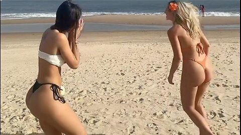 Tiktok dance outtake. Accidentally slaps best friend.
