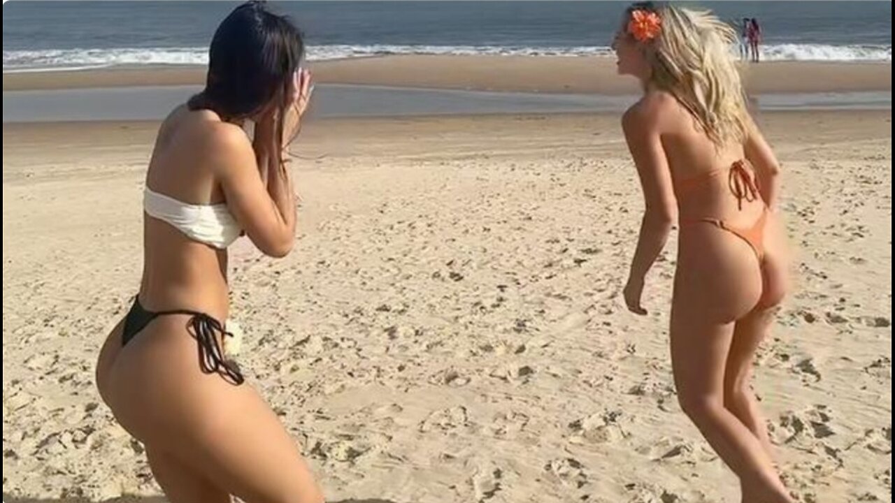 Tiktok dance outtake. Accidentally slaps best friend.