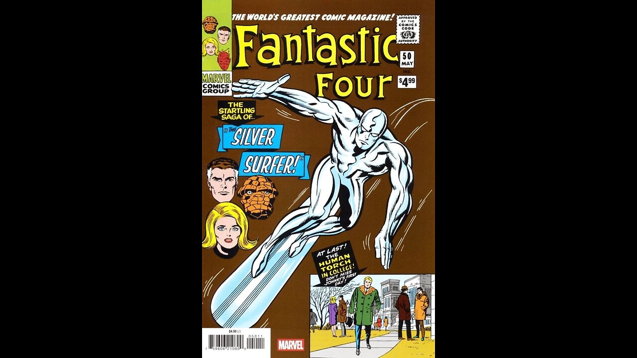 Fantastic Four #50 1961 Facsimile Silver Surfer!
