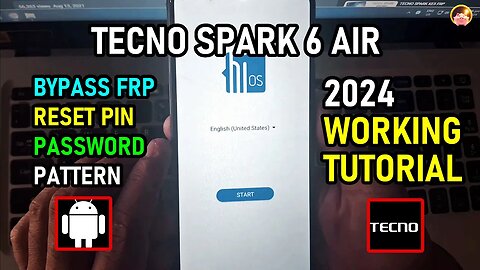 Tecno Spark 6 Air FRP Bypass 2024 | No PC, Xshare, Palm Store #tecno
