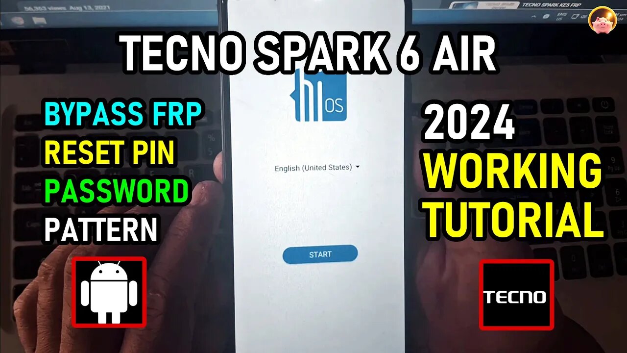 Tecno Spark 6 Air FRP Bypass 2024 | No PC, Xshare, Palm Store #tecno